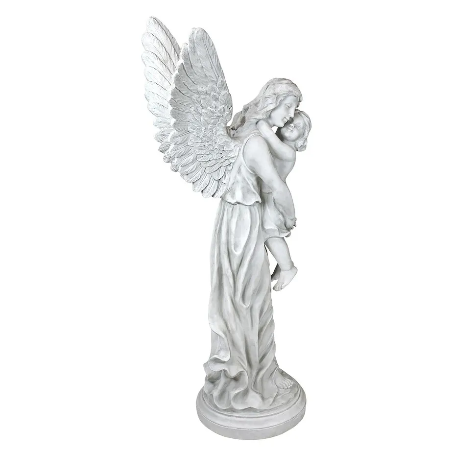 Heaven's Guardian Angel Garden Statue
