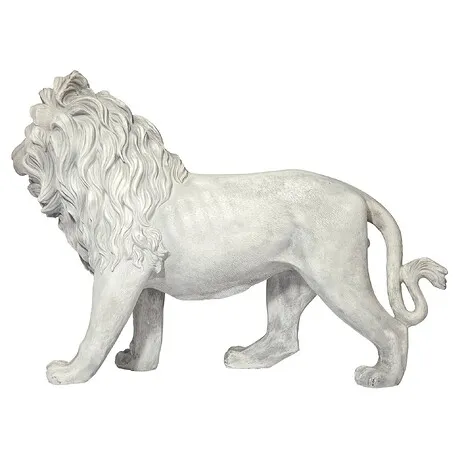 Regal Lion Sentinel of Grisham Manor Statue: Left Foot Forward