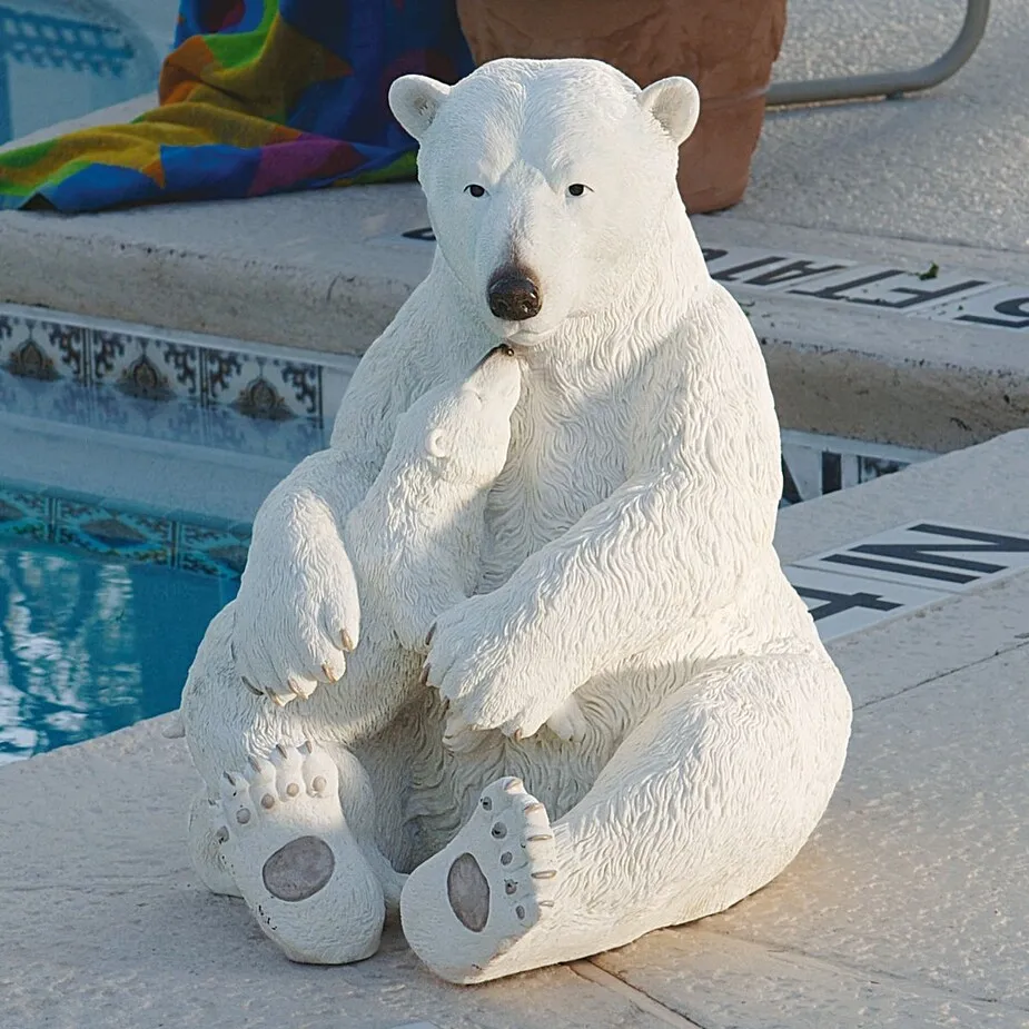 The Polar Bear Pair Sculpture