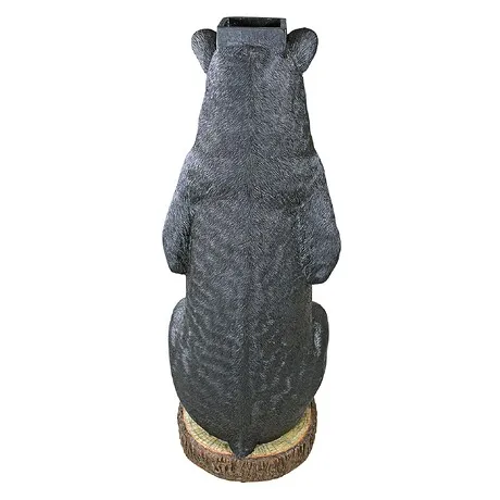 Postal Bear Mailbox Post Sleeve Statue