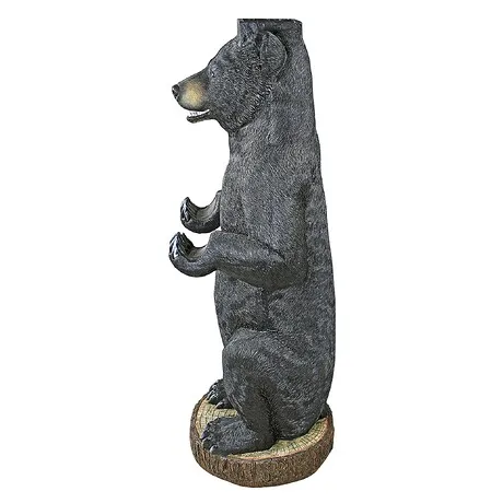 Postal Bear Mailbox Post Sleeve Statue