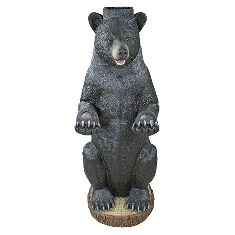 Postal Bear Mailbox Post Sleeve Statue