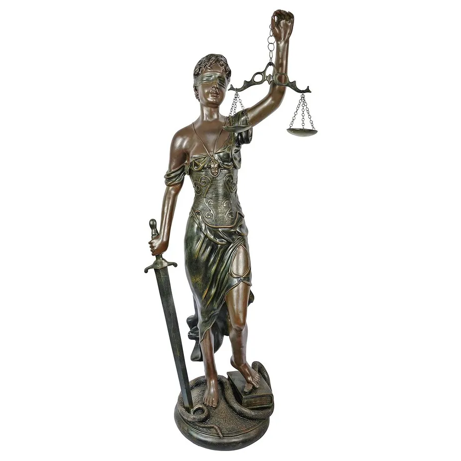 Themis, Goddess of Blind Justice Law Statue: Grande