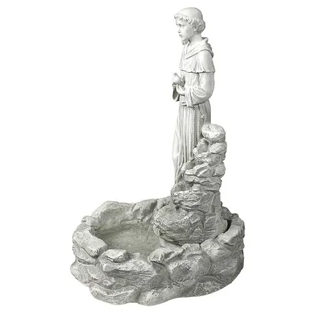 Nature's Blessed Prayer Saint Francis Sculptural Fountain