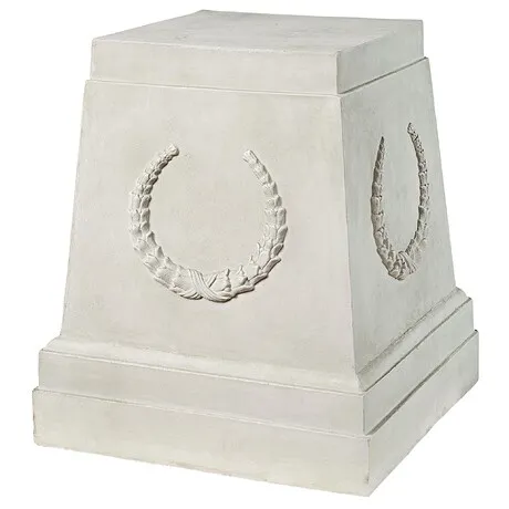 Grande Laurel Sculptural Plinth Base