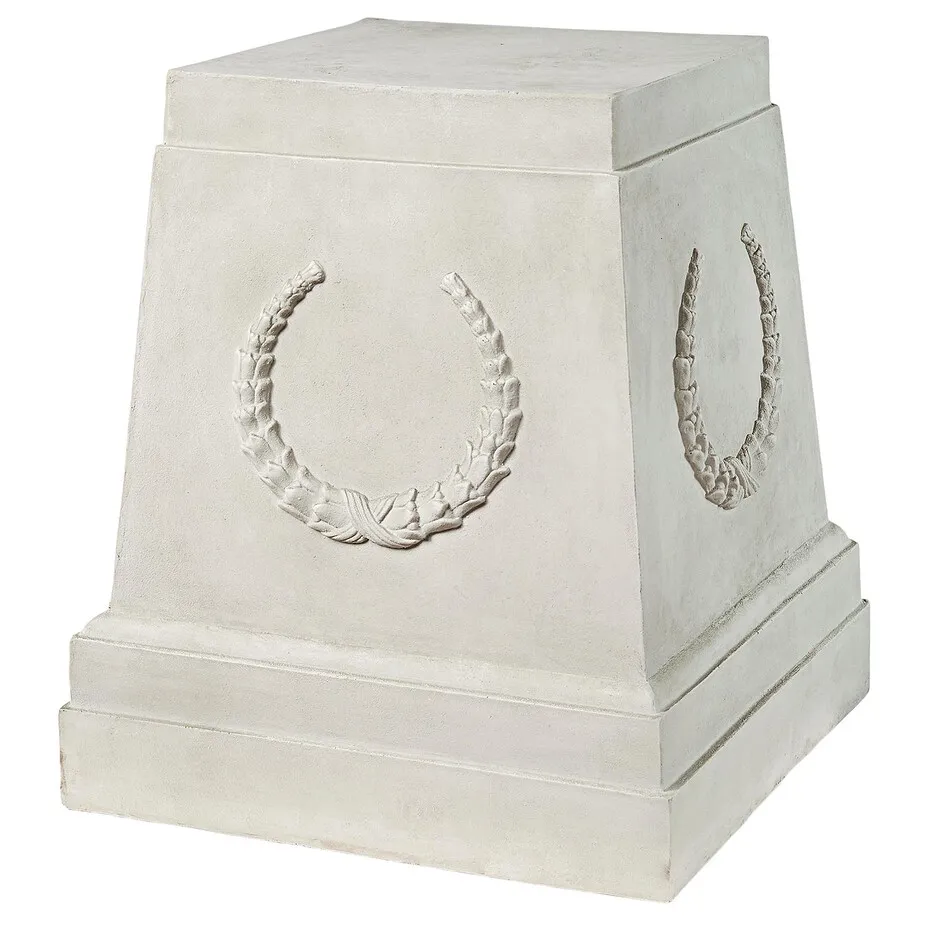 Grande Laurel Sculptural Plinth Base