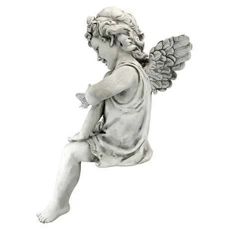 Peaceful Presence Angel Sitter Garden Statue