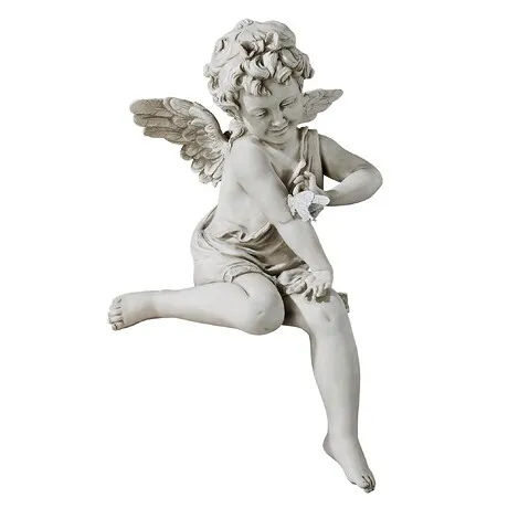 Peaceful Presence Angel Sitter Garden Statue