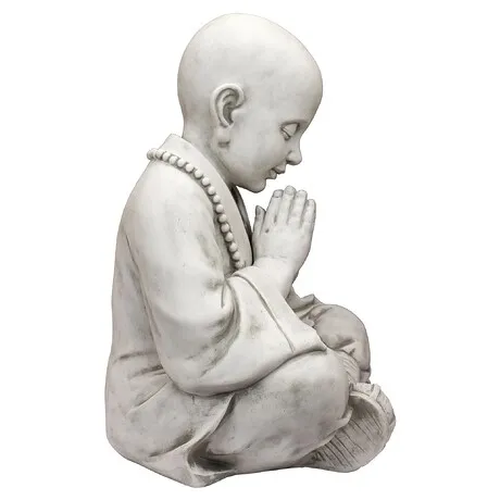 Praying Baby Buddha Asian Garden Statue