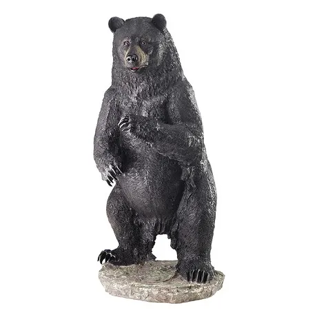 Fishing for Trouble Black Bear Garden Statue: Large