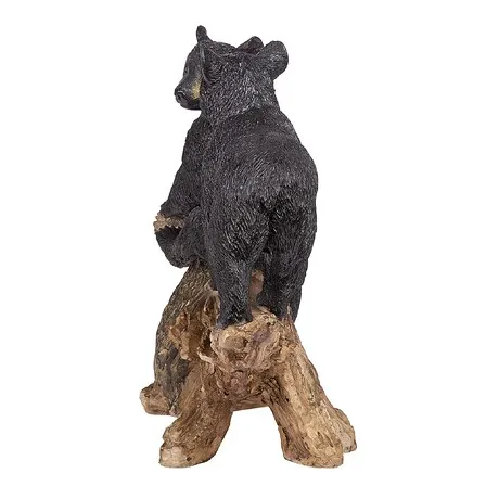 Mischievous Woodland Black Bear Cubs Statue