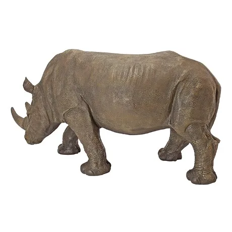 South African Rhino Garden Statue