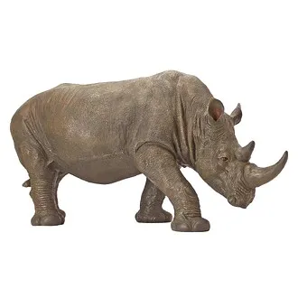 South African Rhino Garden Statue