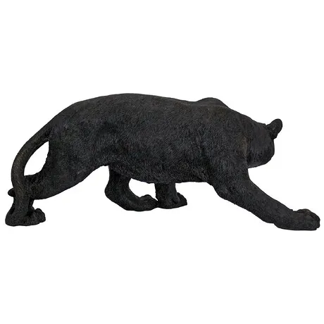 Shadowed Predator Black Panther Statue: Medium