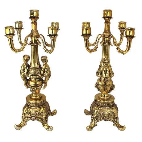 Grande Chateau Candelabra Pair