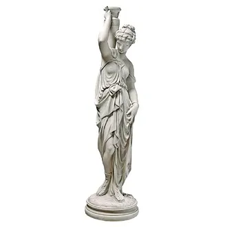 Dione, the Divine Water Goddess Garden Statue: Grande