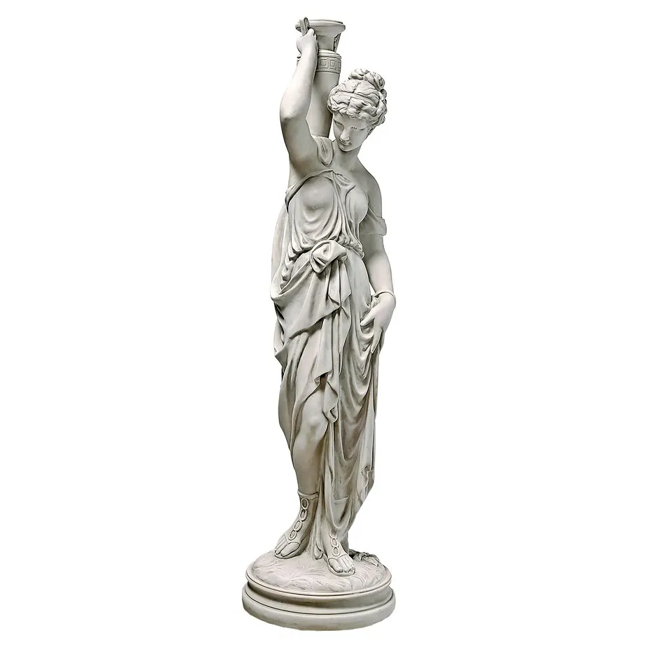 Dione, the Divine Water Goddess Garden Statue: Grande