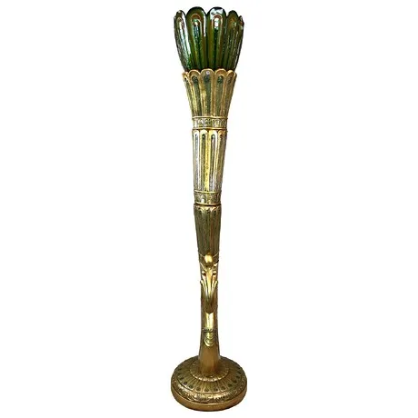 Art Deco Peacock Sculptural Floor Lamp