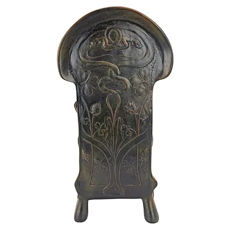 Dual Maiden Art Nouveau Mantelpiece Clock