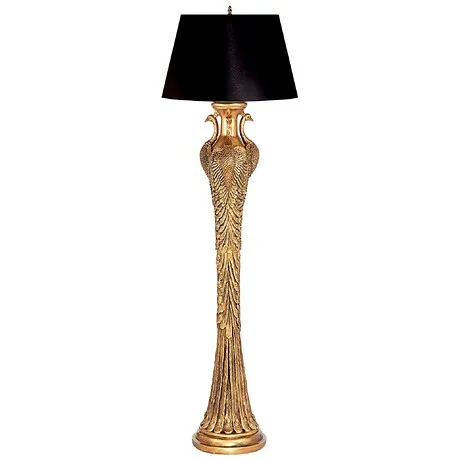 Peacock Panorama Sculptural Floor Lamp
