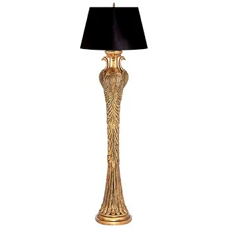 Peacock Panorama Sculptural Floor Lamp