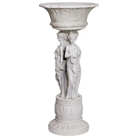 Chatsworth Manor Sculptural Neoclassical Pedestal Urn