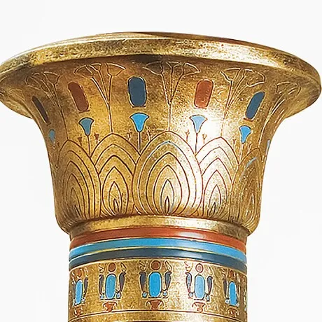Golden Pedestal of the Egyptian Kings Sculptural Column