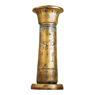 Golden Pedestal of the Egyptian Kings Sculptural Column