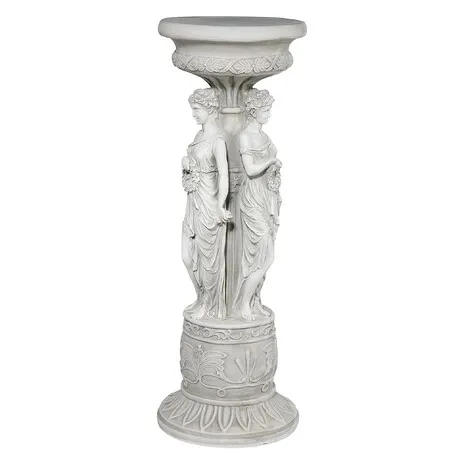 Chatsworth Manor Neoclassical Sculptural Pedestal