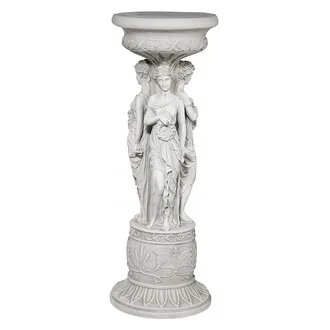 Chatsworth Manor Neoclassical Sculptural Pedestal