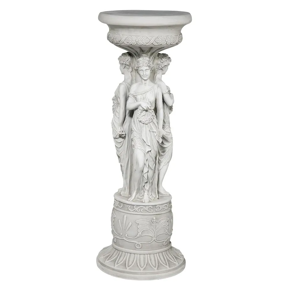 Chatsworth Manor Neoclassical Sculptural Pedestal