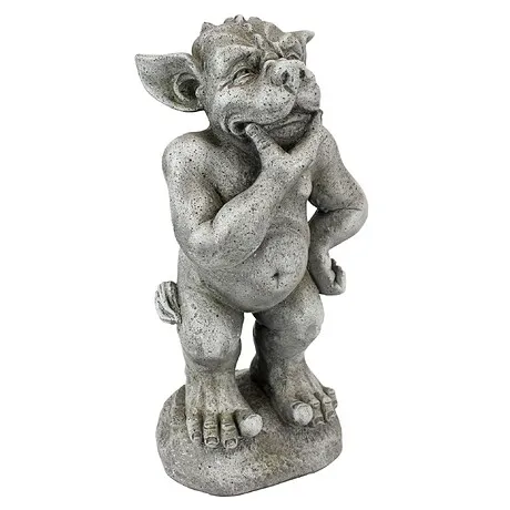 Plato the Ponderer Gothic Gargoyle Imp Statue