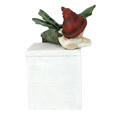 Santa's Christmas Elves Shelf Sitter Statue: Elijah