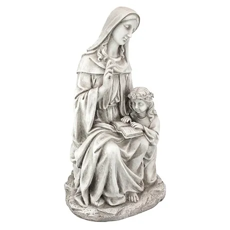 Saint Anne with the Young Mary, Mother of Jesus Statue