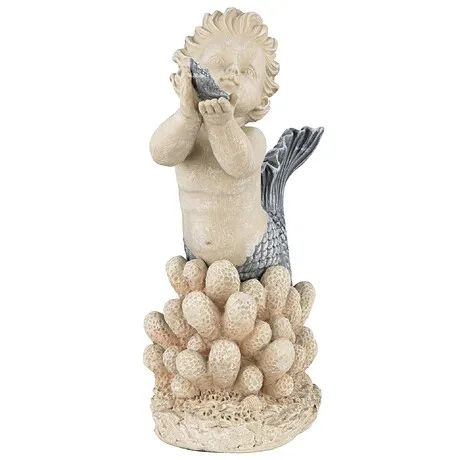 Gifts from the Sea Merboy with Starfish Statue