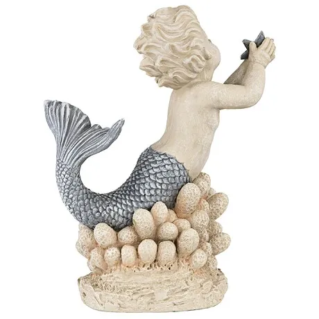 Gifts from the Sea Merboy with Starfish Statue