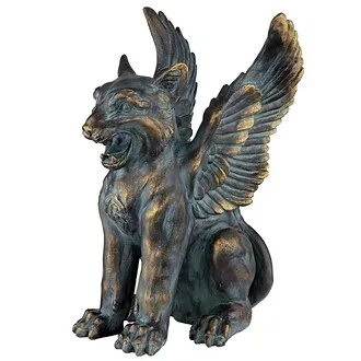 Caesar's Griffin Winged Lion Statue