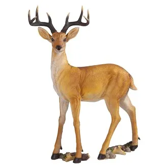 Woodland Buck Deer Statue