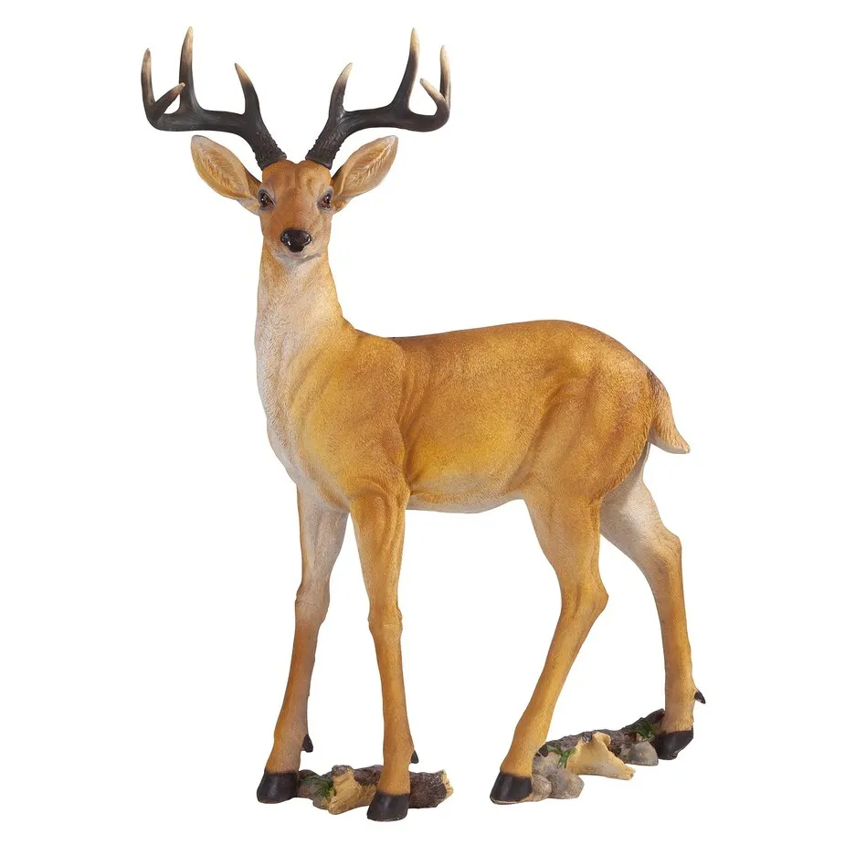 Woodland Buck Deer Statue