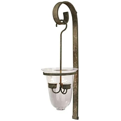 Tuscan Hanging Candeliere Glass Pendant Sconce