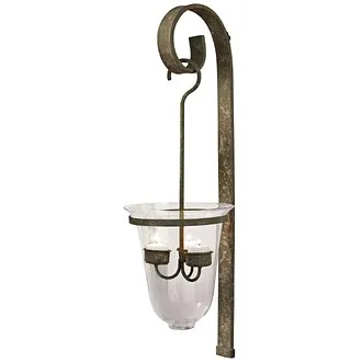 Tuscan Hanging Candeliere Glass Pendant Sconce