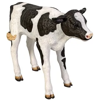 Buttercup, the Life-Size Holstein Calf Dairy Cow Statue