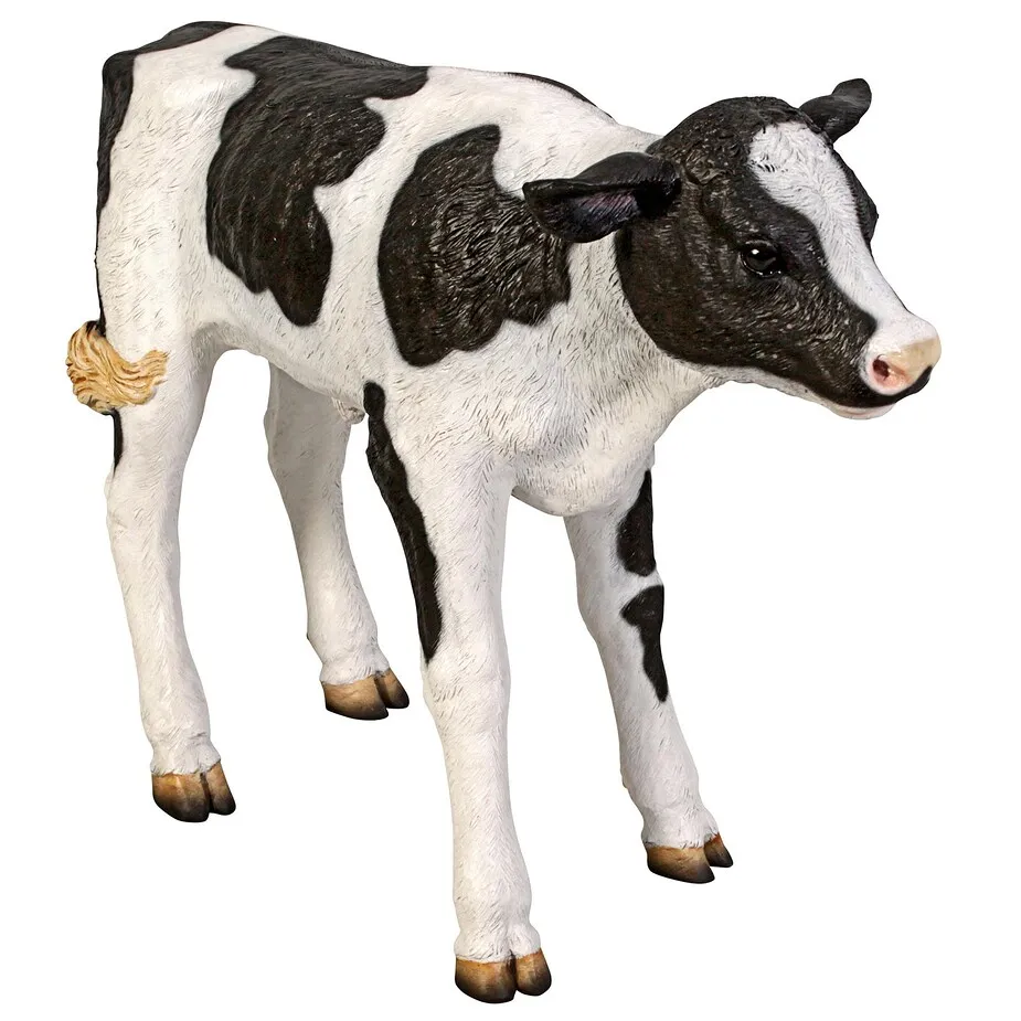 Buttercup, the Life-Size Holstein Calf Dairy Cow Statue
