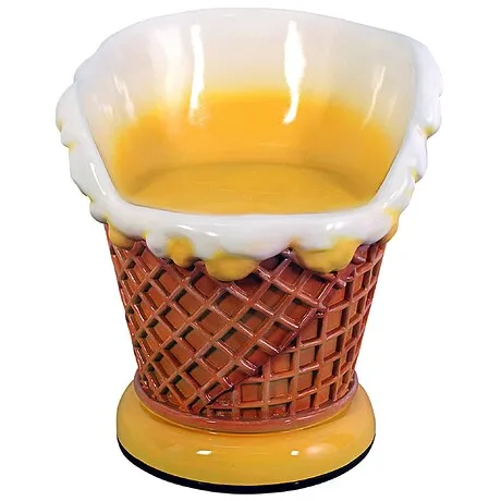 Ice Cream Parlor Sculptural Chair: Each