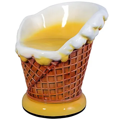 Ice Cream Parlor Sculptural Chair: Each