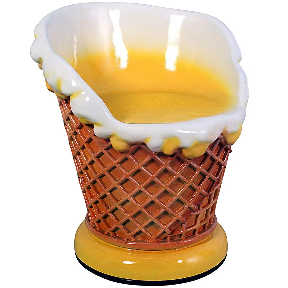 Ice Cream Parlor Sculptural Chair: Each