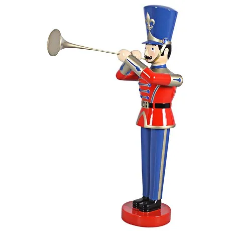 Trumpeting Soldier Statue: Medium