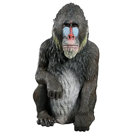 Mandrill the World's Largest African Monkey Statue