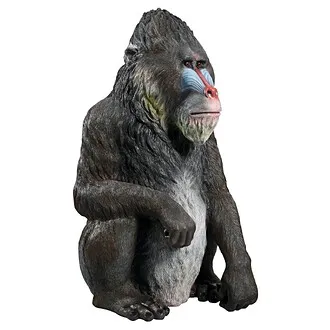 Mandrill the World's Largest African Monkey Statue