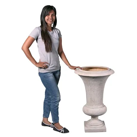 Viennese Architectural Garden Urn: Each Medium